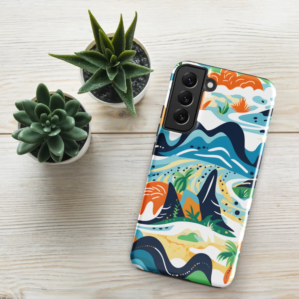 Abstract Tropical Landscape