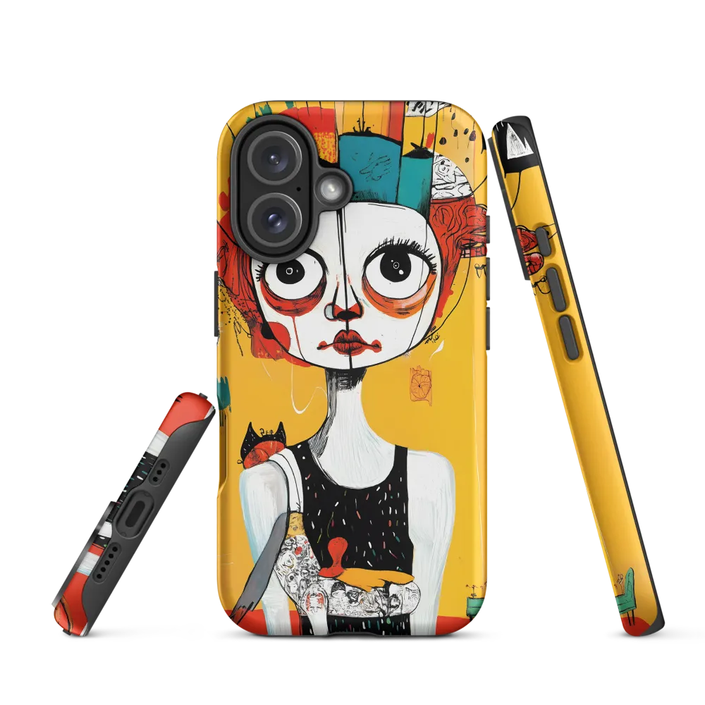 Whimsical Reflections: A Surreal Portrait | Phone Case