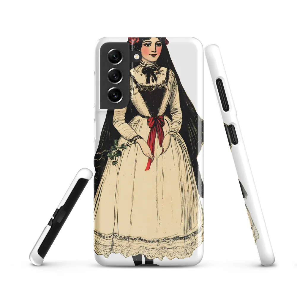 Elegance in Tradition: A Folk Portrait