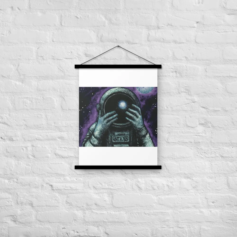 Beyond the Stars | Poster With Black Wood Hanger | 18″×24″