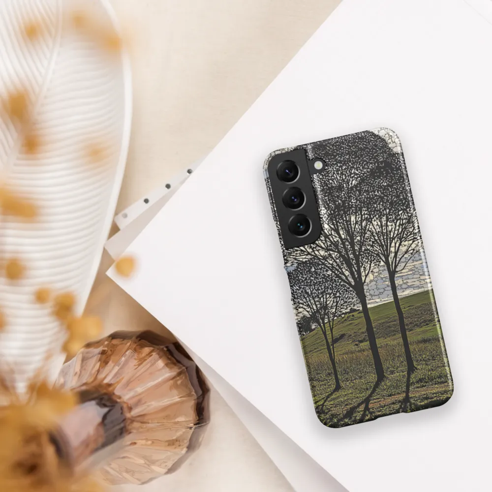 Tranquil Shadows: A Silhouette of Nature