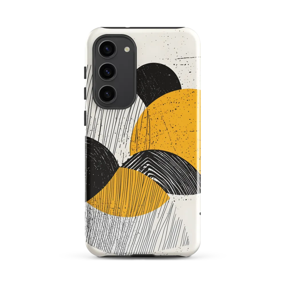 Dynamic Harmony in Black and Yellow
