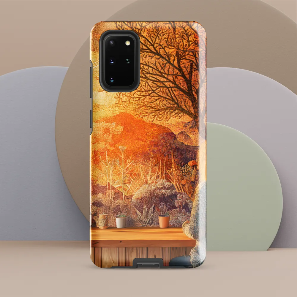 Whispers of a Golden Sunset | Phone Case |  S20 Plus | Tough Case | Glossy