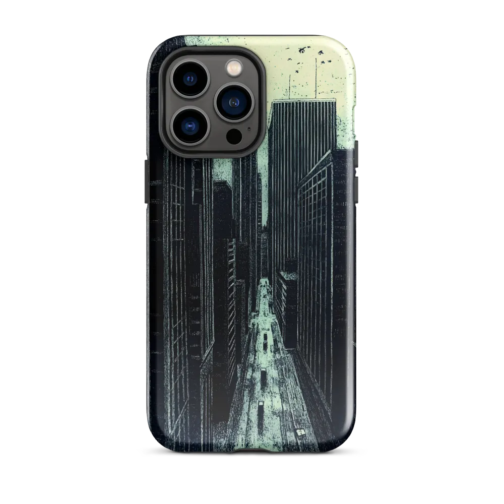Whispers of Solitude in the Urban Jungle | Phone Case |  14 Pro Max | Tough Case | Glossy