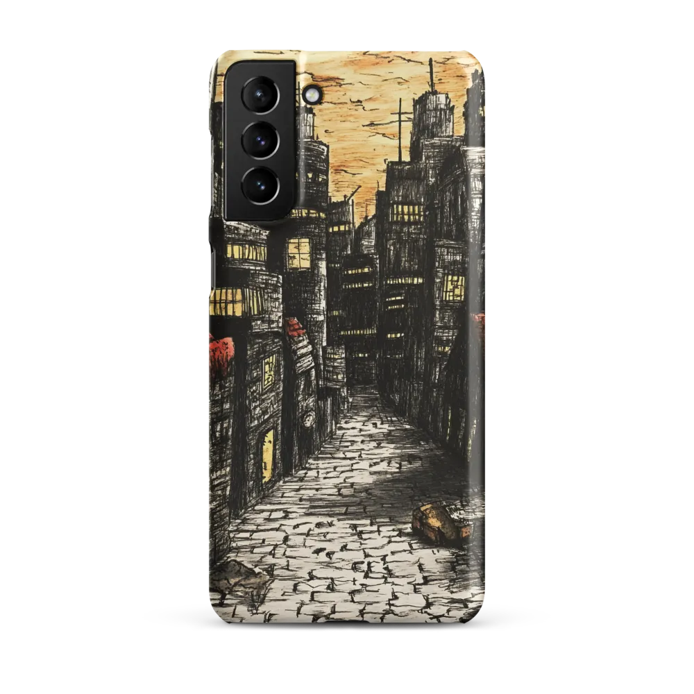 Urban Twilight: A Desolate Cityscape | Phone Case |  S21 Plus | Snap Case | Matte