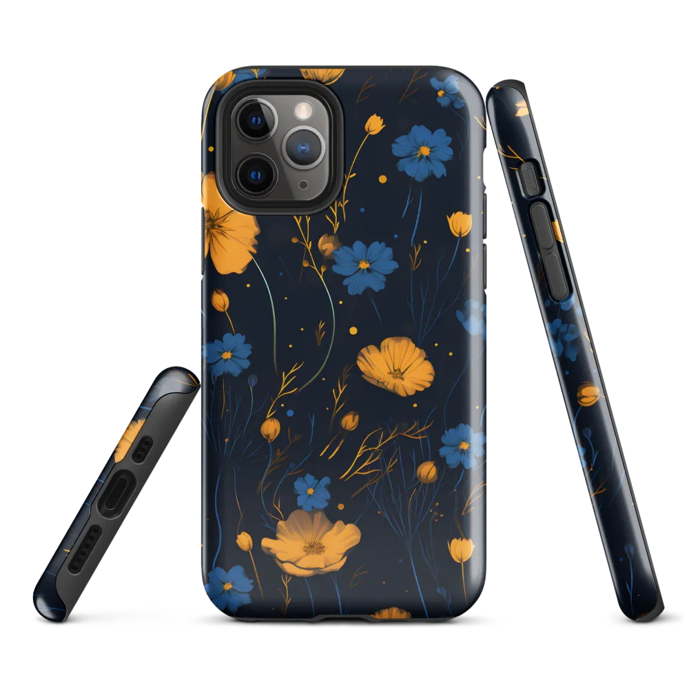 Nocturnal Blossoms | Phone Case |  11 Pro | Tough Case | Glossy