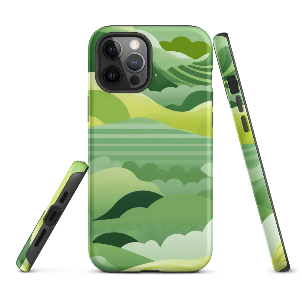 Tranquility in Green Waves