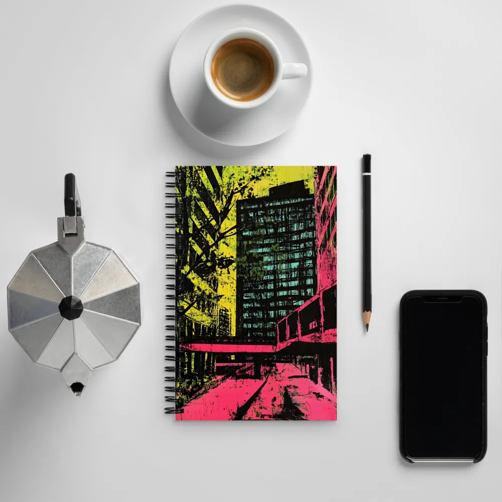 Neon Urbanity | Spiral Notebook