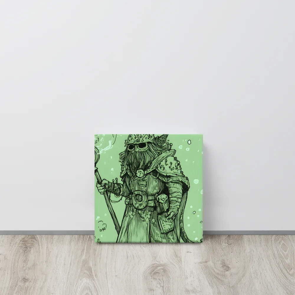 The Enigmatic Wizard | Canvas | 12″×12″
