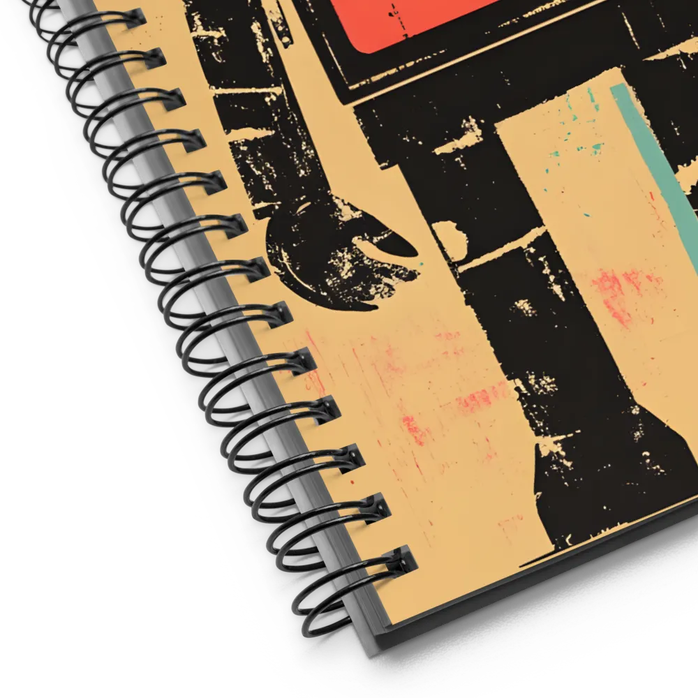 The Retro Robot | Spiral Notebook