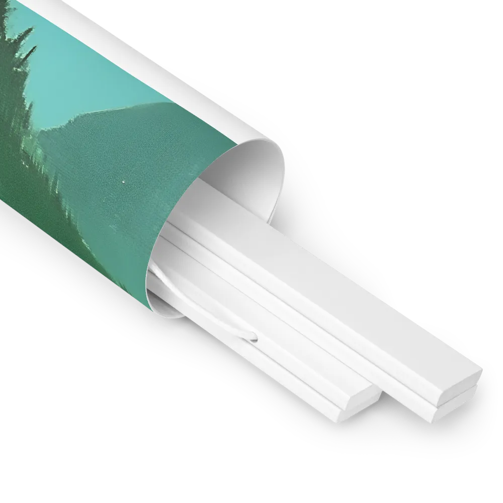 Reflections of Tranquility | Poster With White Wood Hanger | 18″×24″