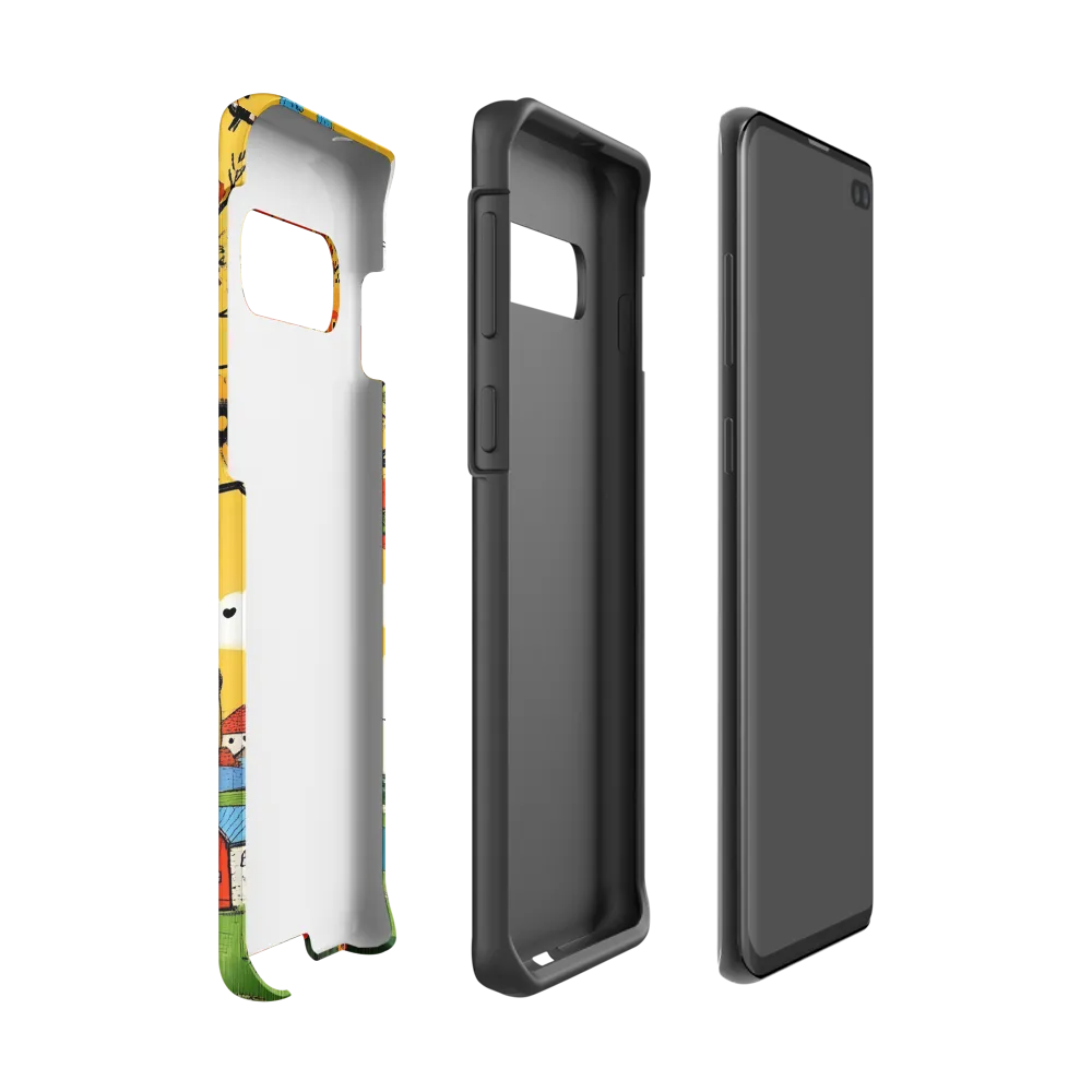 Whimsical Blooms of Life | Phone Case |  S10 | Tough Case | Matte