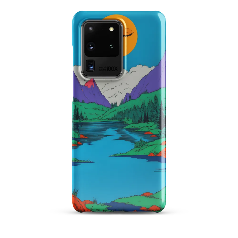 Whimsical Serenity in Vibrant Colors