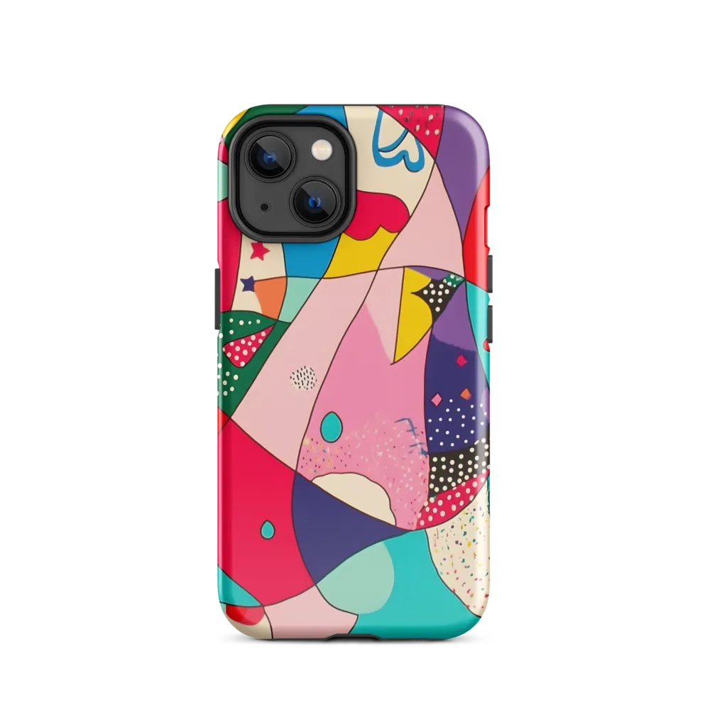 Playful Geometry in Color | Phone Case |  14 | Tough Case | Glossy