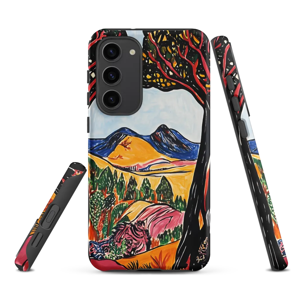Vibrant Nature's Embrace | Phone Case |  S23 Plus | Tough Case | Matte