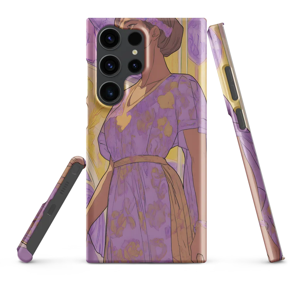 Elegance in Floral Harmony | Phone Case |  S23 Ultra | Snap Case | Matte