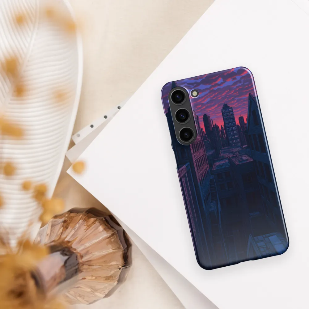 City of Secrets at Dusk | Phone Case |  S23 Plus | Snap Case | Glossy