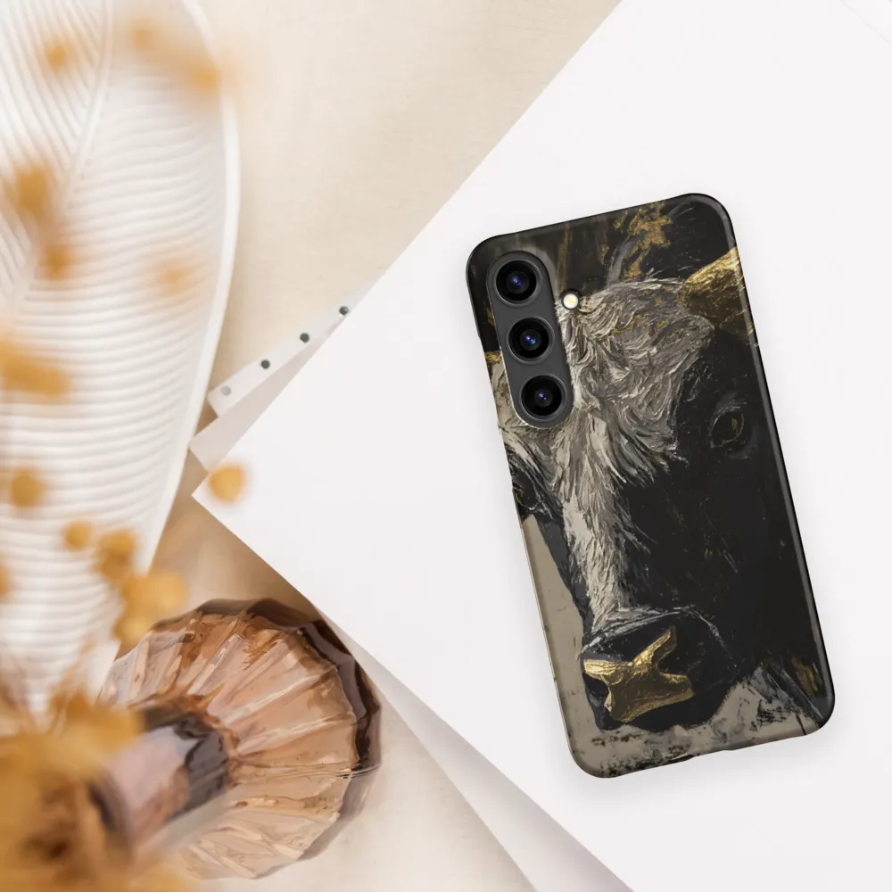 Majestic Bull: The Power in Black and Gold