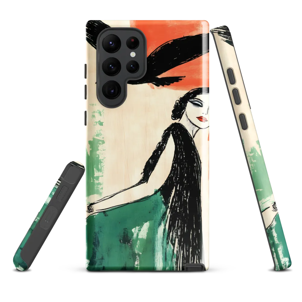 Elegance in Flight | Phone Case |  S22 Ultra | Tough Case | Glossy