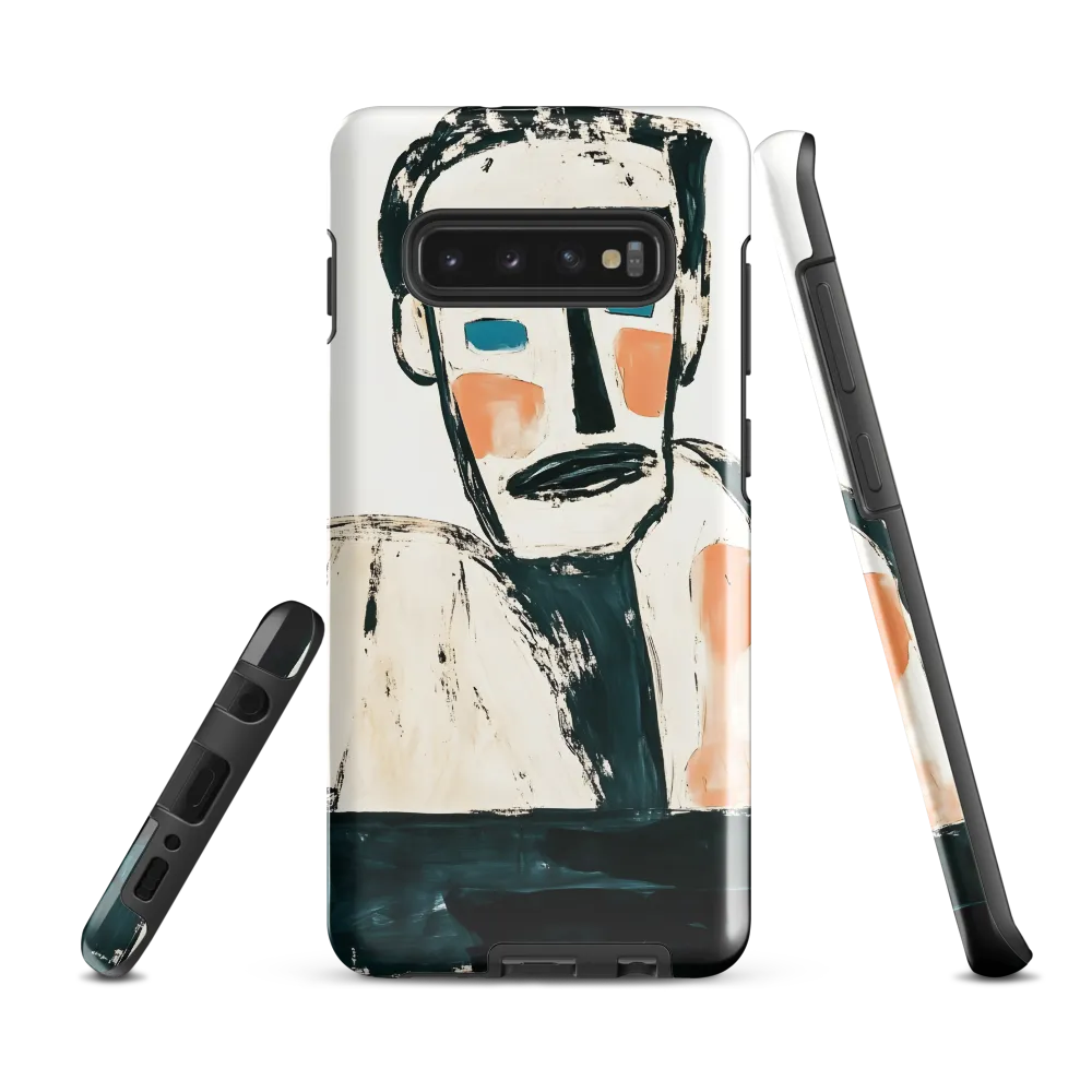 Contemplative Figure | Phone Case |  S10 Plus | Tough Case | Glossy