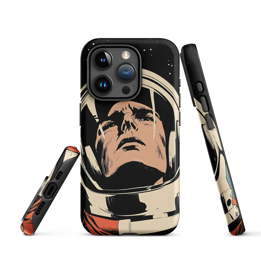 Gaze of the Astronaut | Phone Case |  15 Pro | Tough Case | Matte