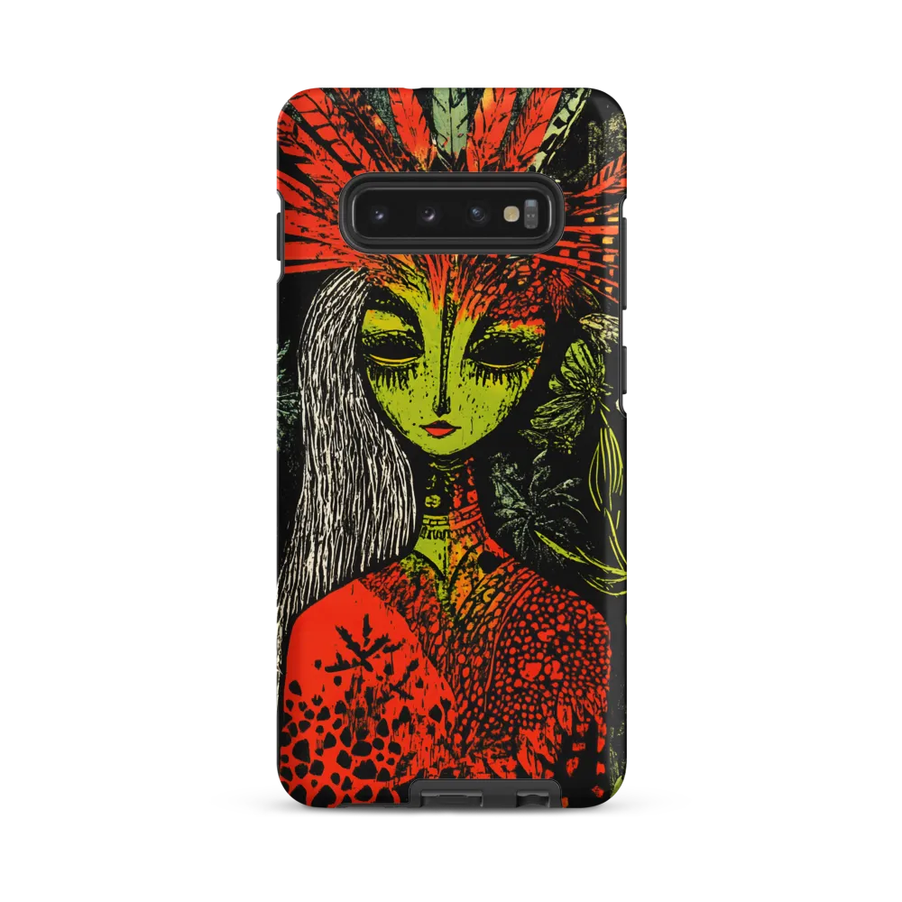 Mystical Flora: A Surreal Portrait