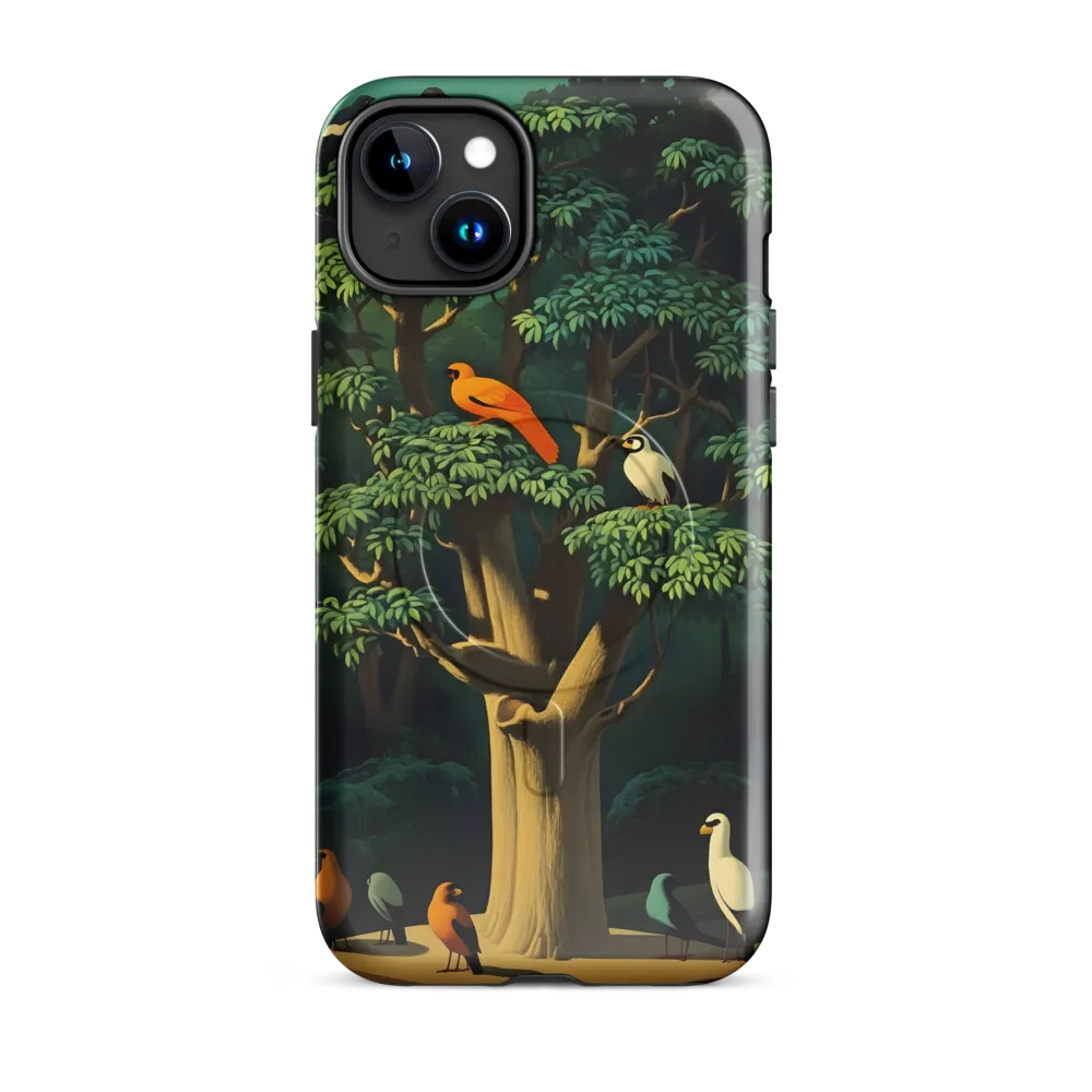 Harmony in Color: A Surreal Bird Symphony