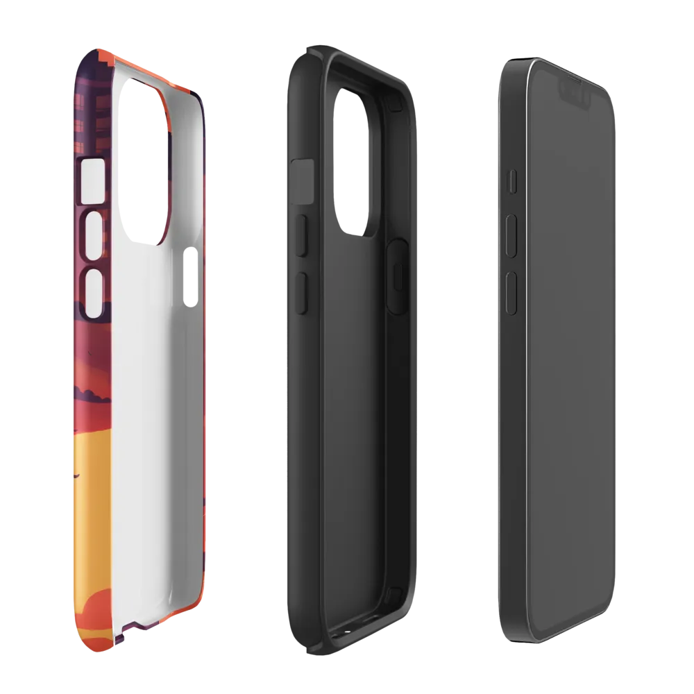 Urban Dusk: A Symphony of Cityscapes | Phone Case |  13 Pro | Tough Case | Glossy