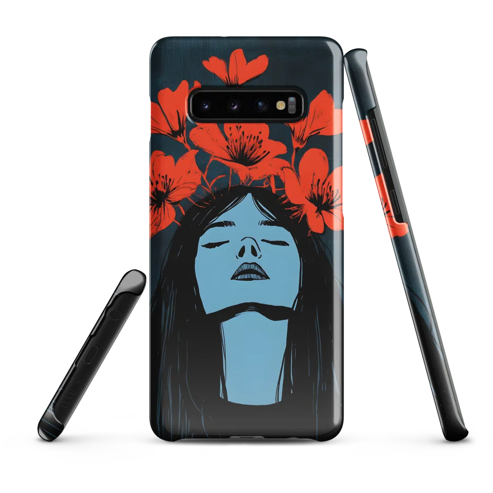 Crowned in Bloom | Phone Case |  S10 Plus | Snap Case | Glossy