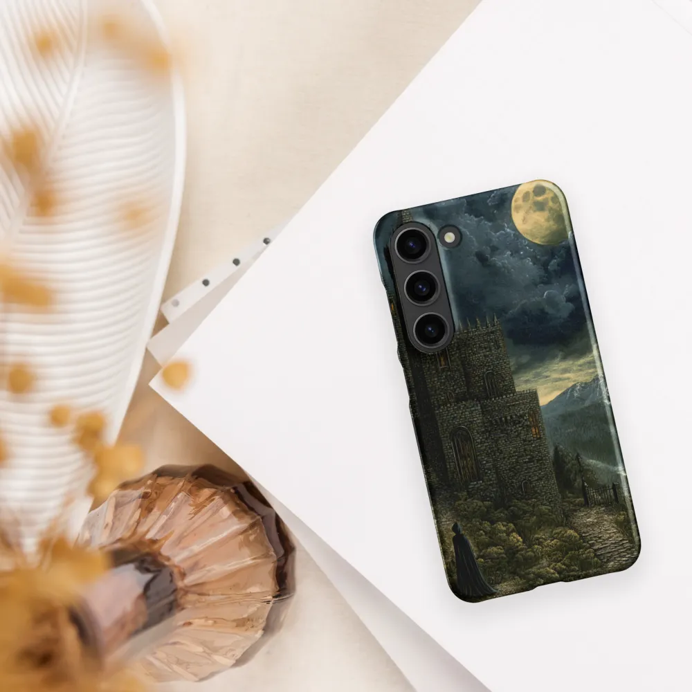 Whispers of the Moonlit Castle | Phone Case |  S23 | Snap Case | Matte