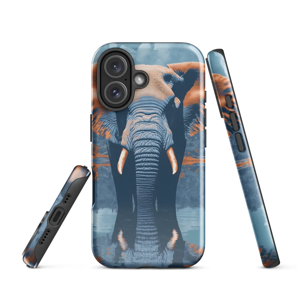 Majestic Reflection: The Elephant's Serenade
