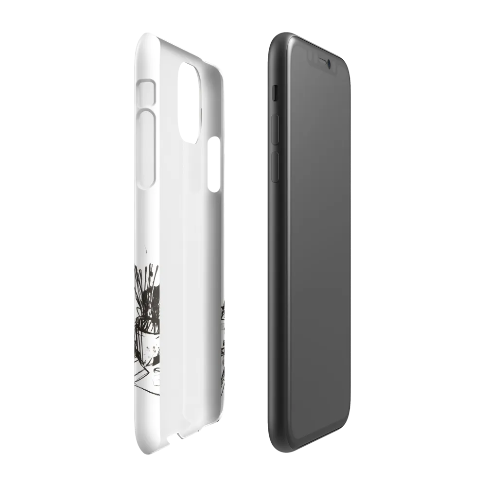 Contemplation Amidst Creativity | Phone Case |  11 | Snap Case | Matte