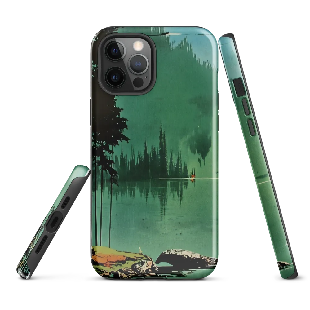 Serenity Reflected: A Tranquil Lake Scene