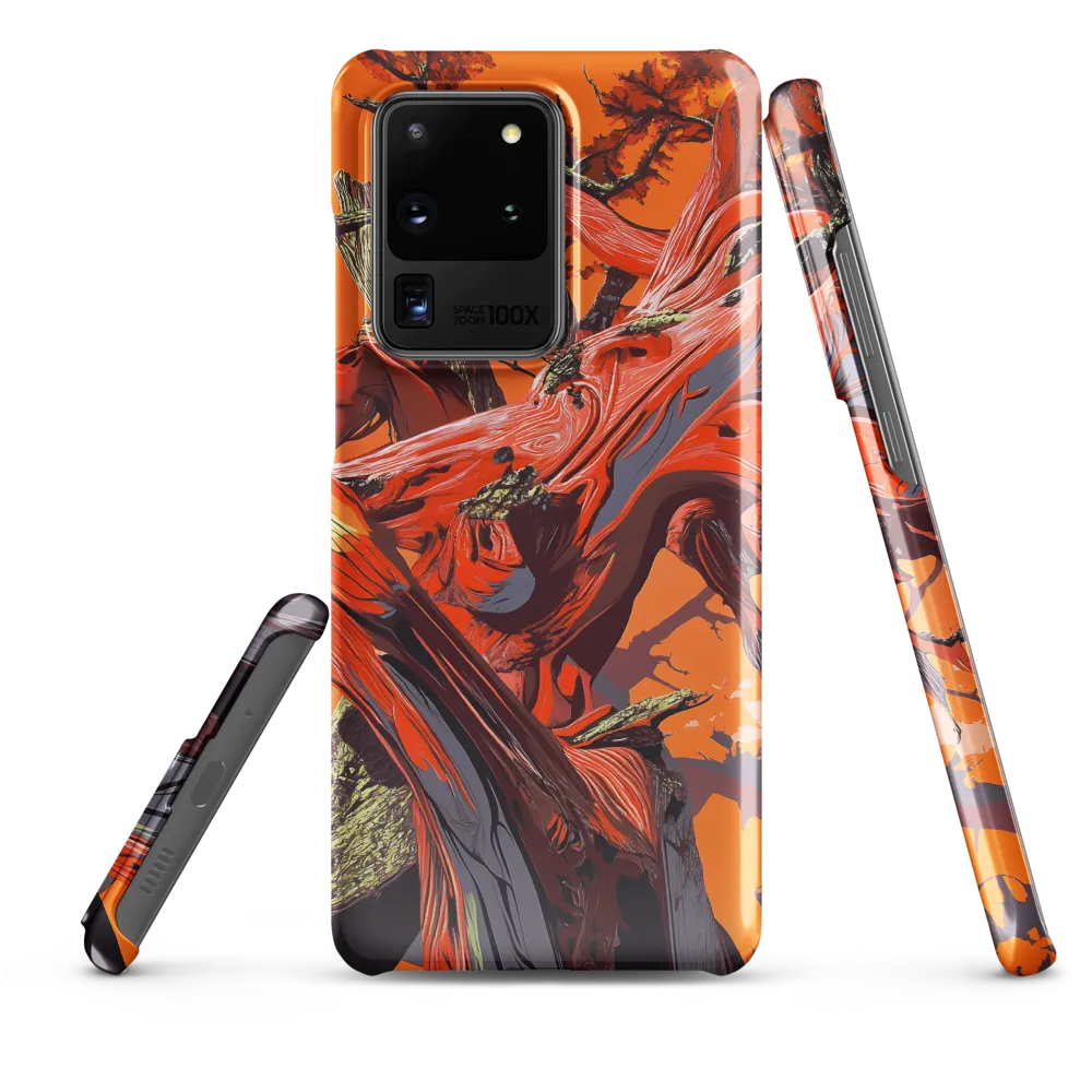 Life in Motion: An Abstract Tree | Phone Case |  S20 Ultra | Snap Case | Glossy