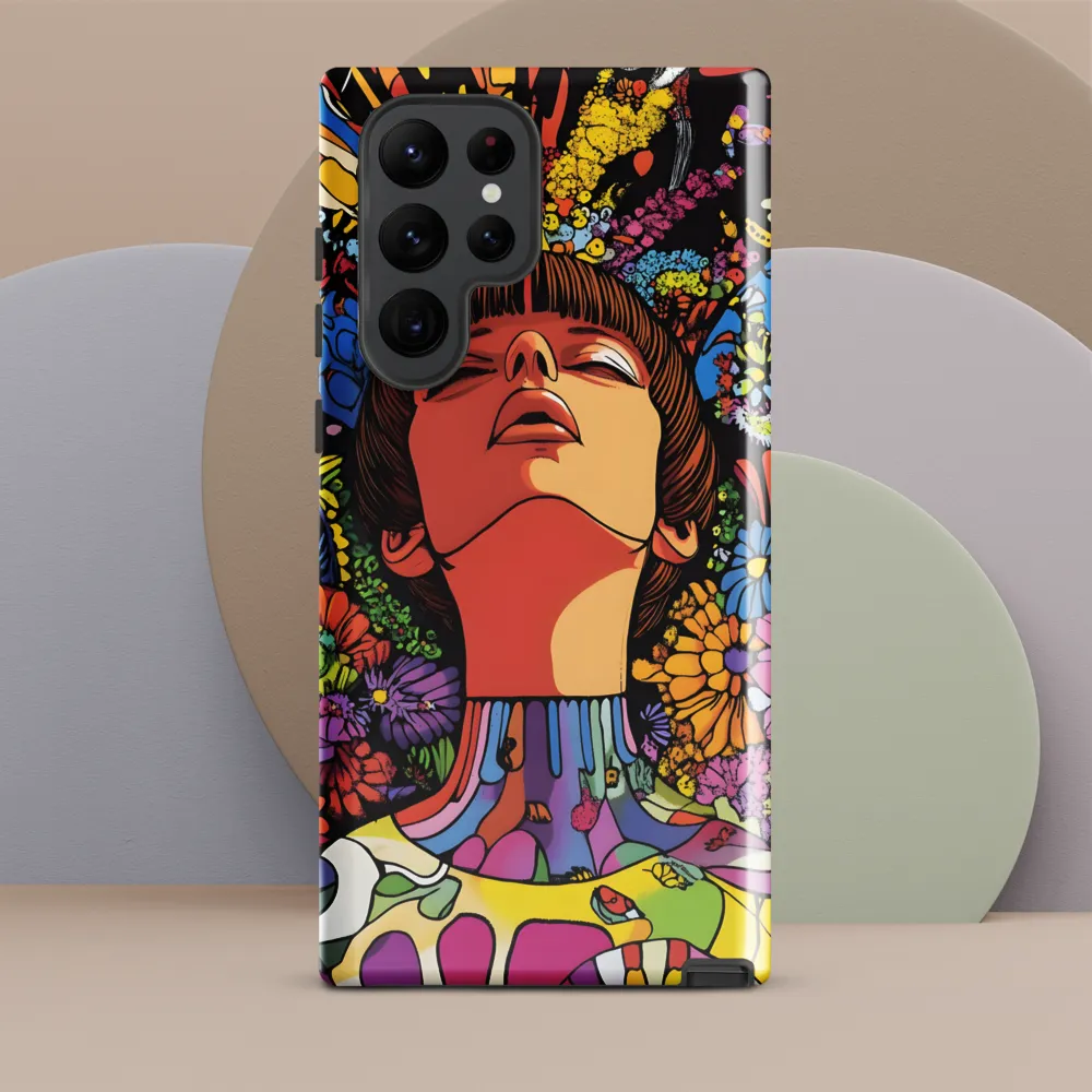 Vibrant Ecstasy: A Psychedelic Portrait