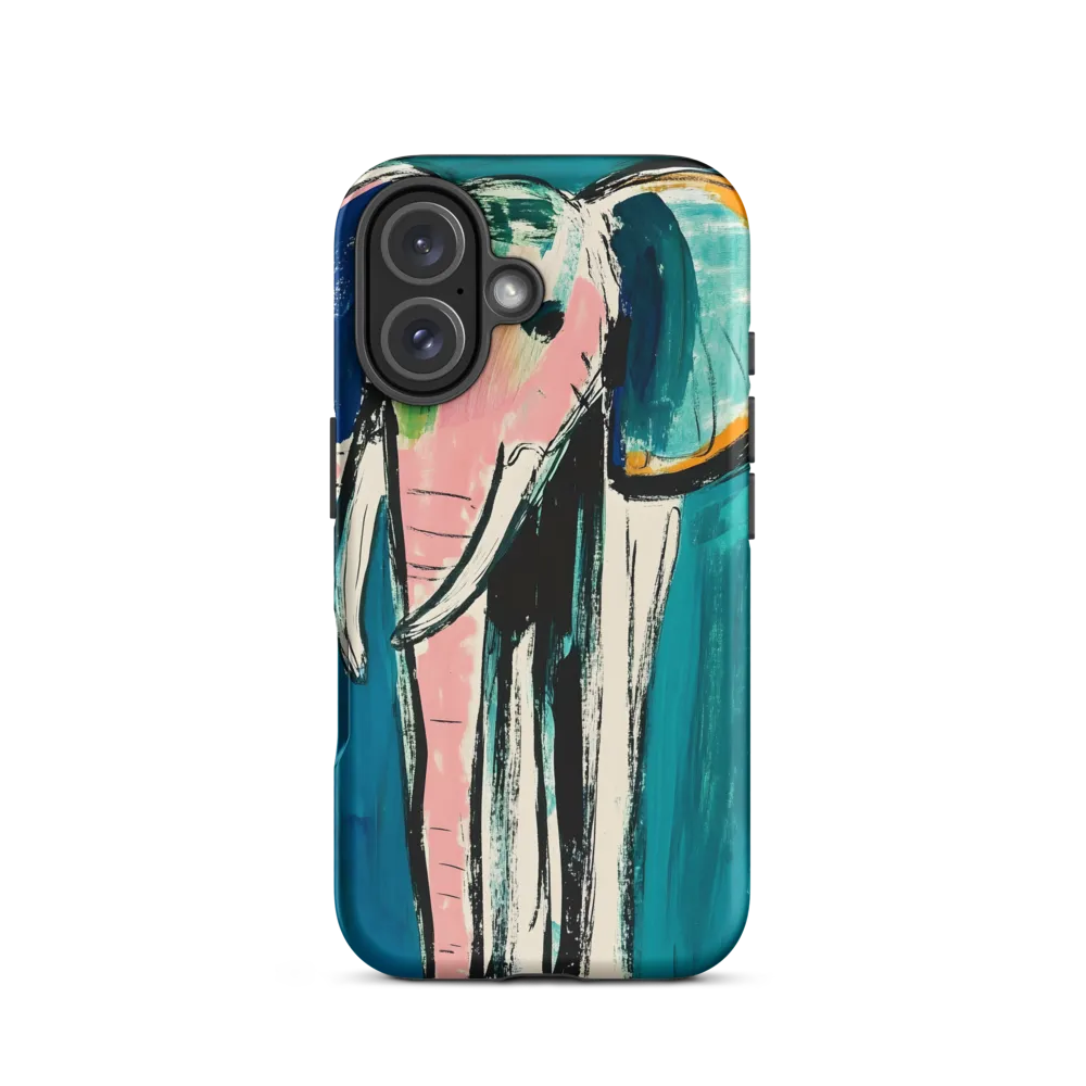 Whimsical Majesty: The Elephant in Color | Phone Case |  16 | Tough Case | Matte