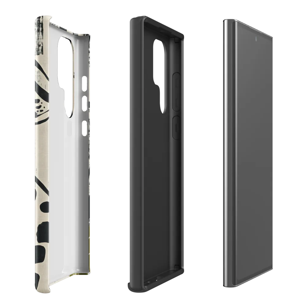 Leopard in Silhouette: A Modern Appeal | Phone Case |  S22 Ultra | Tough Case | Glossy