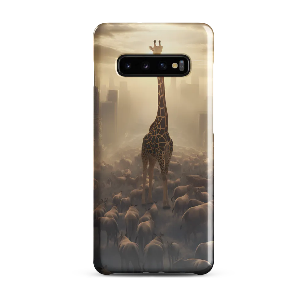 Urban Serengeti: A Giraffe's Perspective | Phone Case |  S10 Plus | Snap Case | Glossy