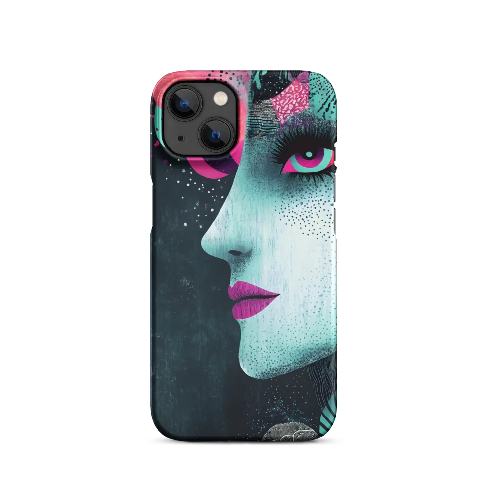 Mystical Beauty in Blue and Pink | Phone Case |  13 | Snap Case | Matte