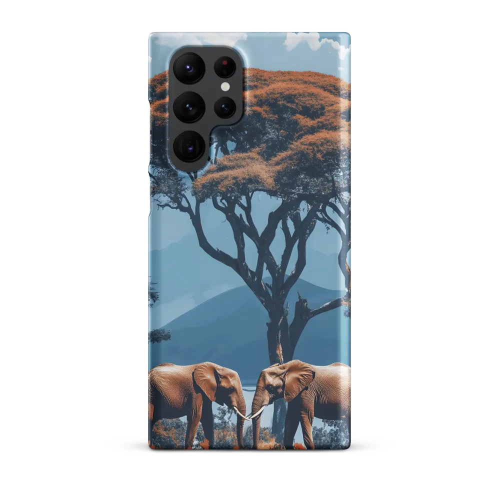 Elephants Amidst Serenity