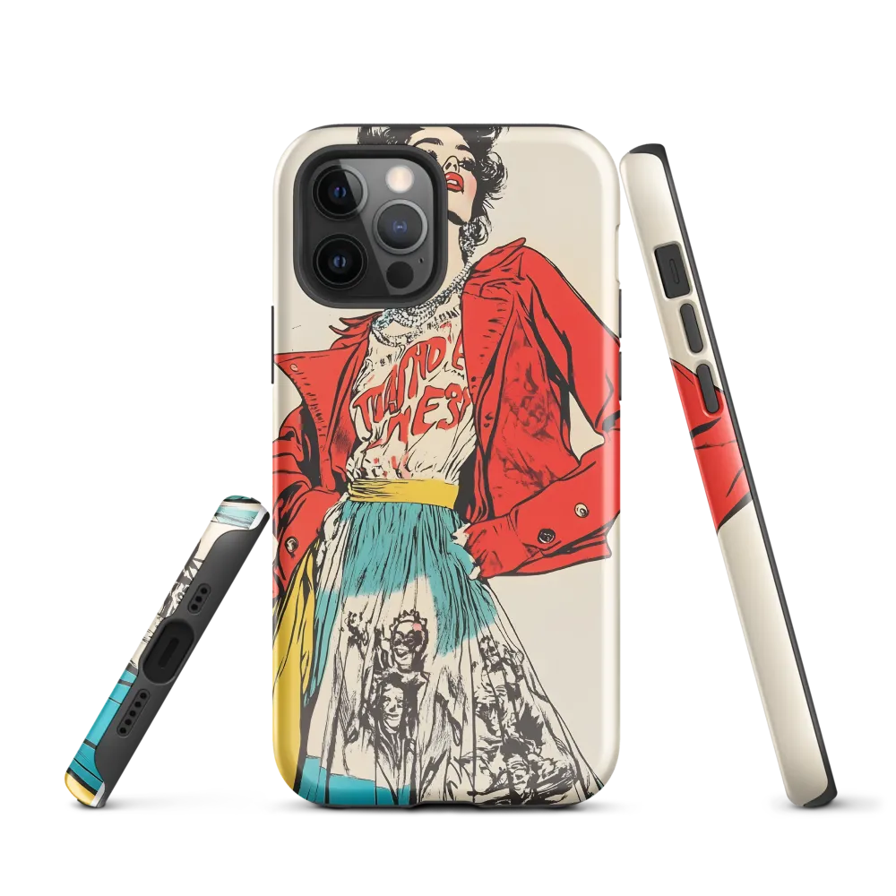 Vibrant Elegance: A Pop Art Fashion Statement