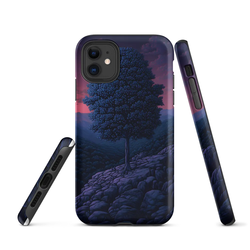 Solitary Sentinel: A Tree at Dusk