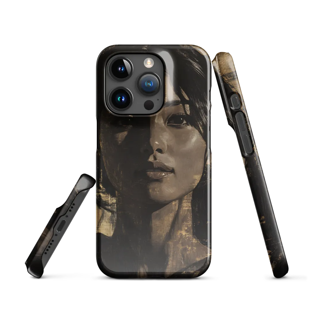 Golden Gaze: A Contemporary Portrait