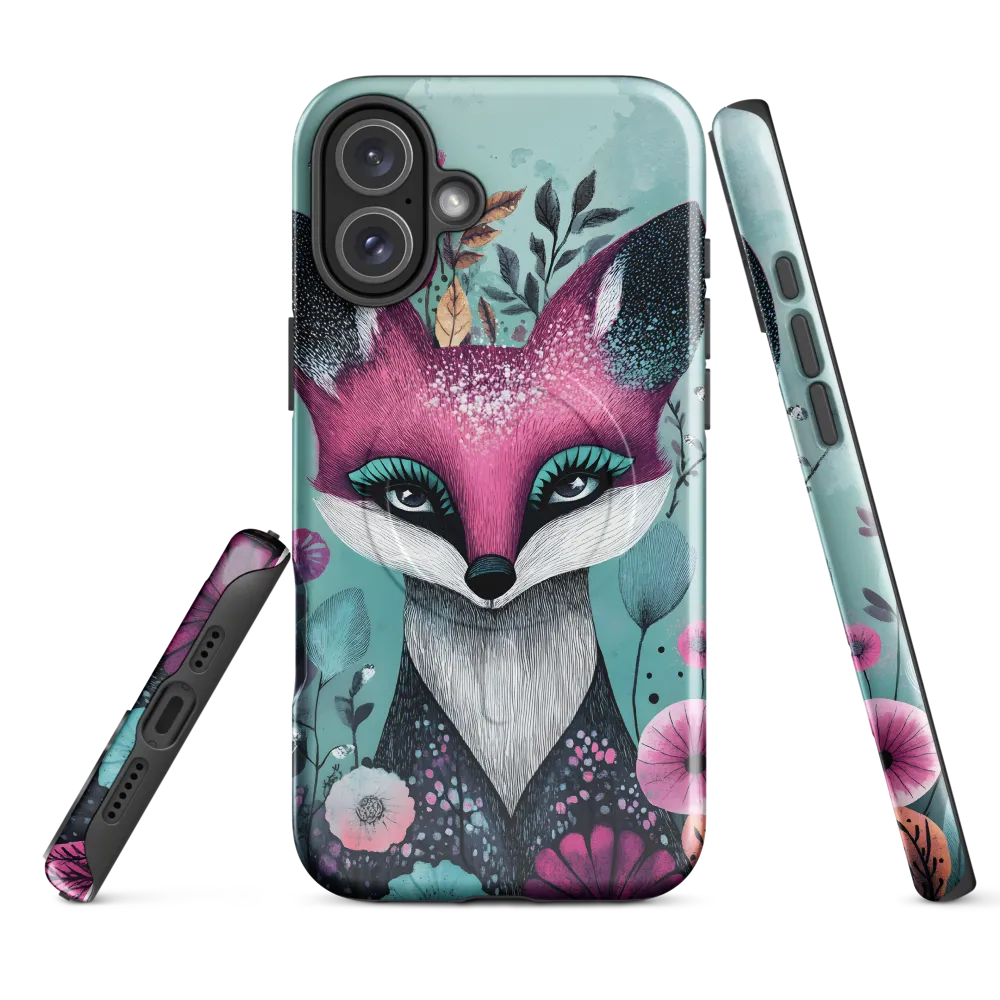 Whimsical Fox Among Blossoms