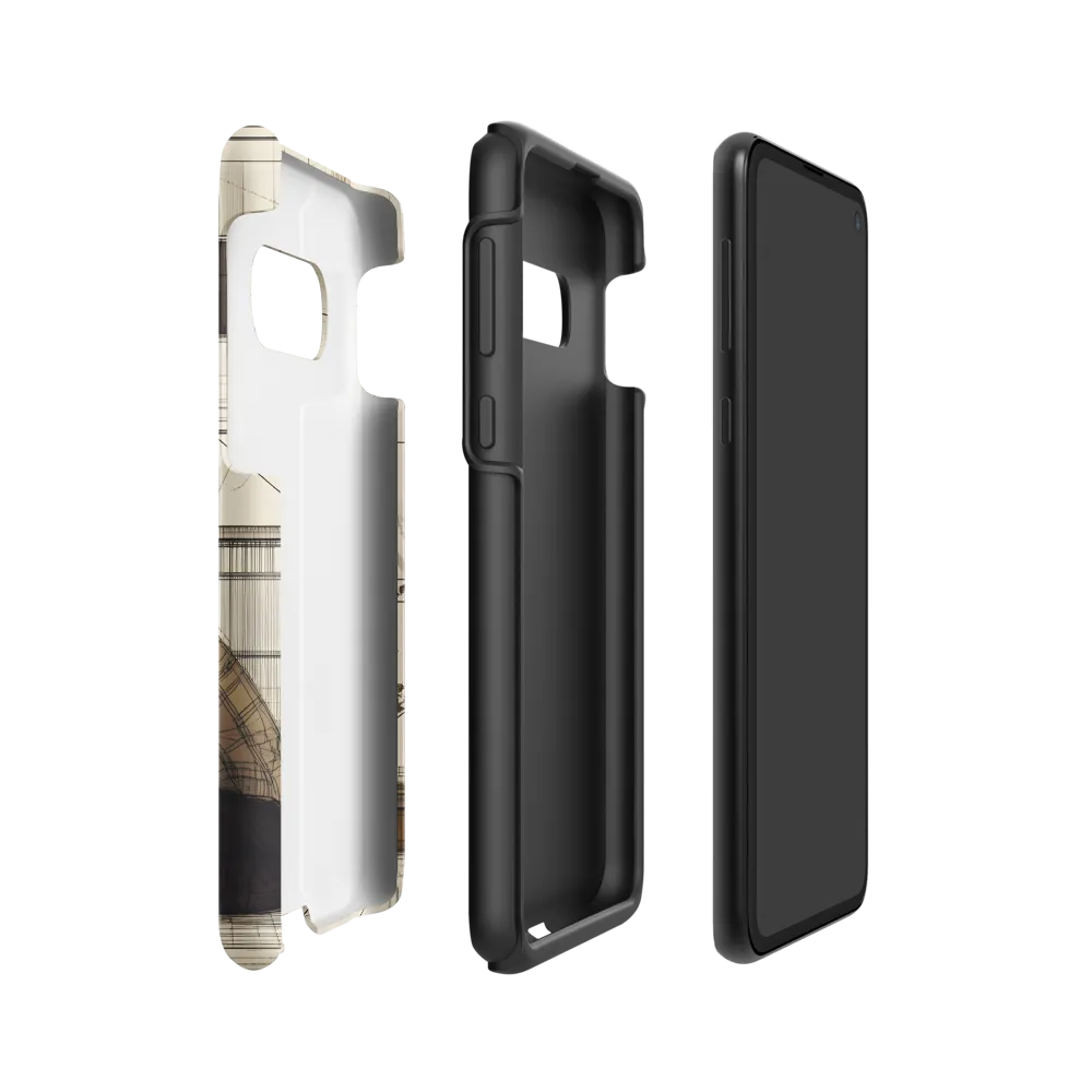 Quiet Reflections in Line | Phone Case |  S10e | Tough Case | Matte