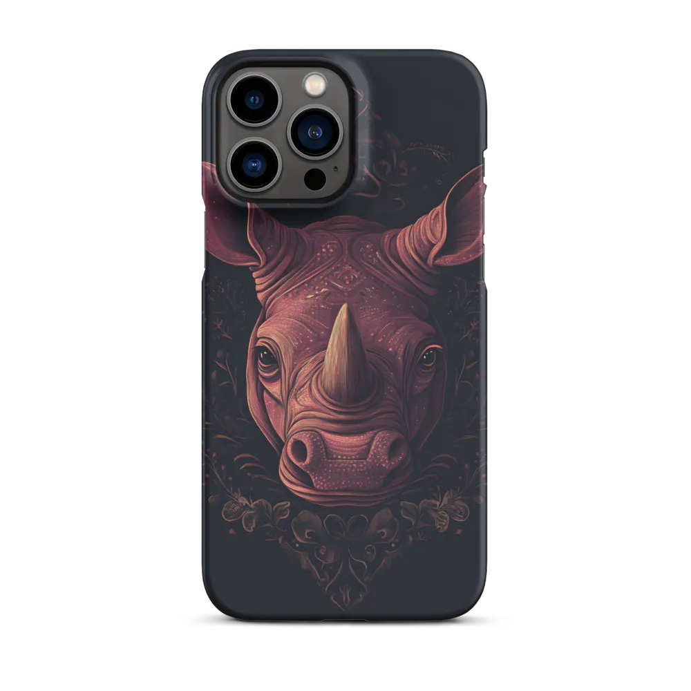 Regal Rhinoceros | Phone Case |  13 Pro Max | Snap Case | Matte