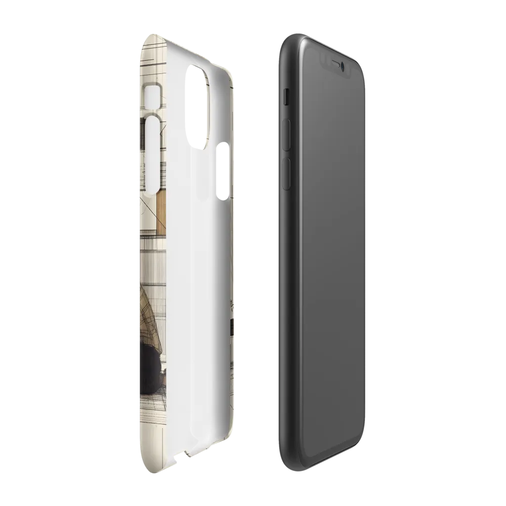 Quiet Reflections in Line | Phone Case |  11 | Snap Case | Matte