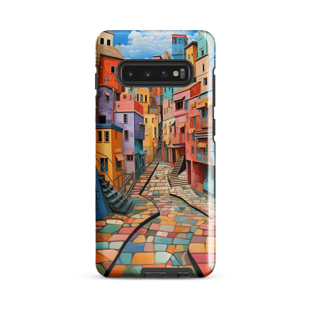 Vibrant Cityscape: A Kaleidoscope of Colors | Phone Case |  S10 Plus | Tough Case | Glossy