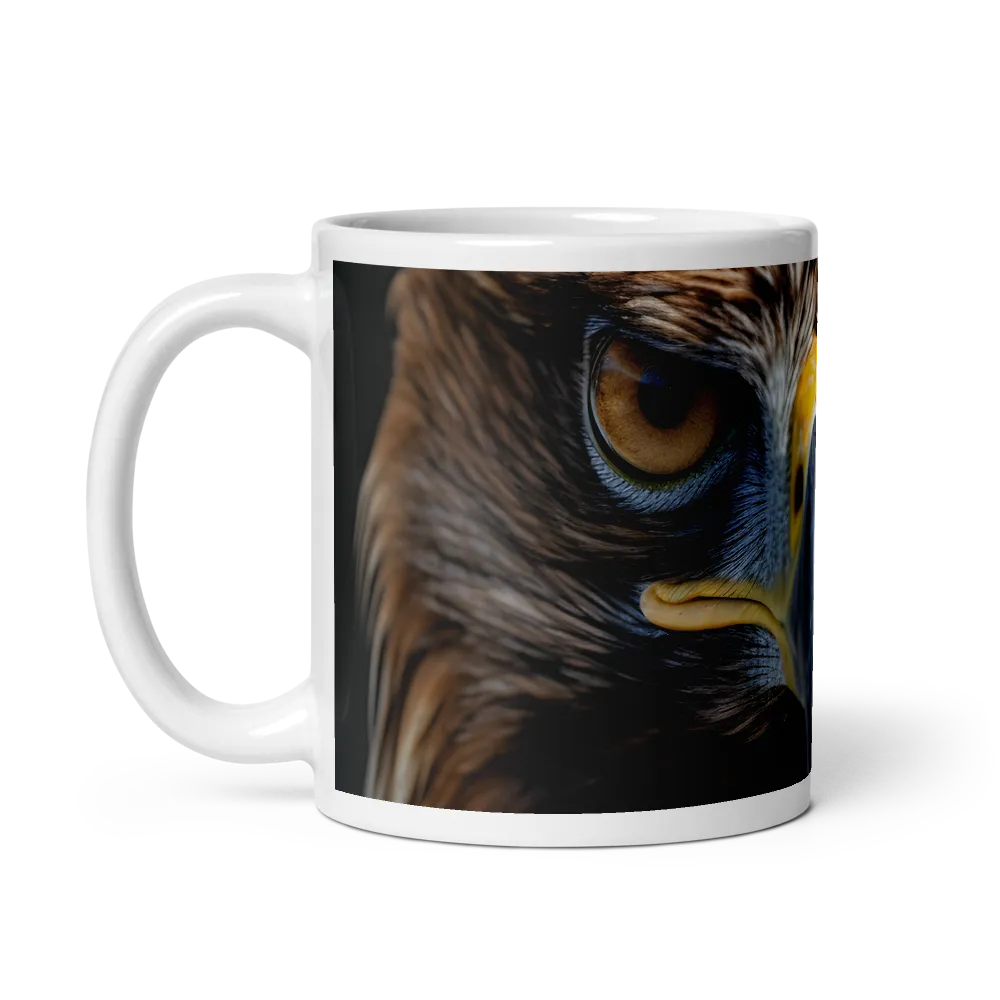 The Intensity of the Eagle | Mug with White inside | 11 oz