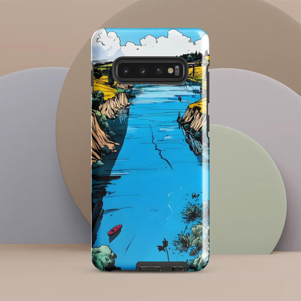 Serenity on the River | Phone Case |  S10 Plus | Tough Case | Glossy